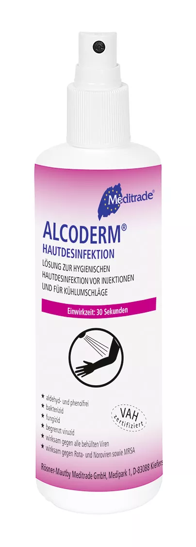 ALCODERM Hautdesinfektion 250 ml Flasche